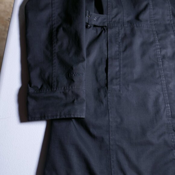 Black City Breeze Rain Trench Coat - Picture 6 of 6
